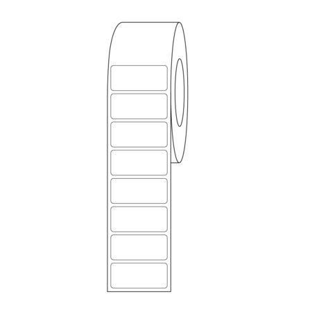Nevs Thermal Jacket Labels 1" x 2-1/4" XTJ-1214